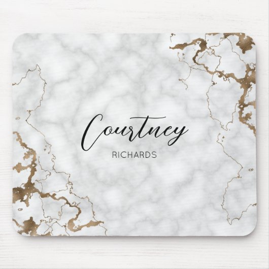 Name oder Logo der Monogram-Glitzer-Karte aus eleg Mousepad (Vorne)