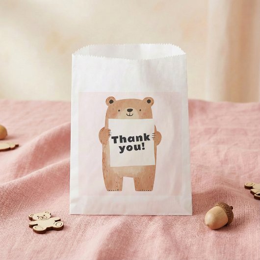 Name oder Meldung des niedlichen Bärenhalters Geschenktütchen