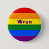 Name oder Monogramm des Rainbow Prilag Button (Vorderseite)