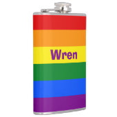 Name oder Monogramm des Rainbow Prilag Flachmann (Rechts)