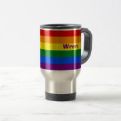 Name oder Monogramm des Rainbow Prilag Reisebecher (VorderseiteRechts)