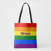 Name oder Monogramm des Rainbow Prilag Tasche (Vorderseite)