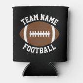 Name oder Personalisierter Text eines Fußballteams Dosenkühler (Vorderseite)