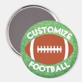 Name oder Text-Coach oder Spieler eines benutzerde Magnet (Vorderseite/Rückseite)