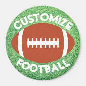 Name oder Text-Coach oder Spieler eines benutzerde Magnet (Vorne)