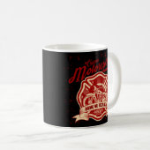 Name oder Text für Motorrad hinzufügen Kaffeetasse (VorderseiteRechts)