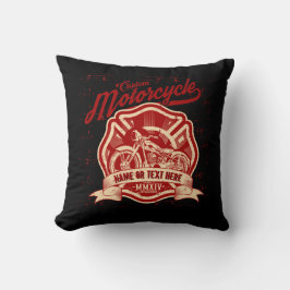 Name oder Text für Motorrad hinzufügen Kissen