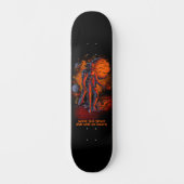 Name oder Text hinzufügen - Lion Astronaut SK8 Spa Skateboard (Vorderseite)