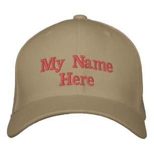 Name oder Text hinzufügen Wählen Sie die Farbe Thr Bestickte Baseballkappe