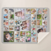 Name oder Titel Grau der Fotocollage Sherpadecke (Vorderseite (Horizontal))