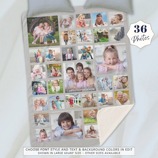 Name oder Titel Grau der Fotocollage Sherpadecke