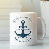 Name of Captain Blue's Ship Kaffeetasse