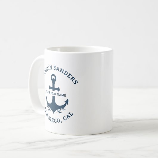 Name of Captain Blue's Ship Kaffeetasse (Vorderseite Links)