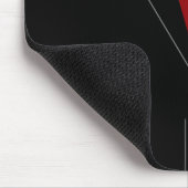 Name Office Mouse Pad Black Anzug Necktie Mousepad (Ecke)