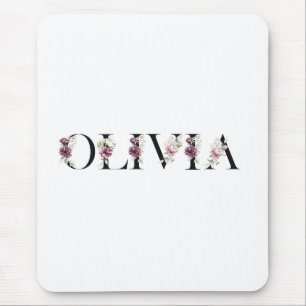 Name Olivia Mousepad