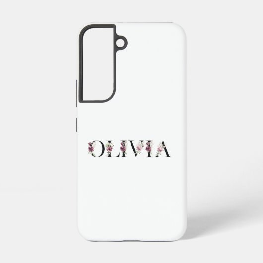 Name Olivia Samsung Galaxy Hülle (Rückseite)