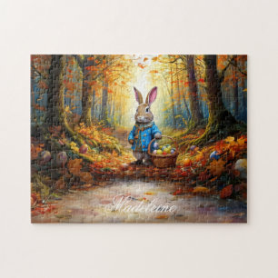 Name Osterhase Eier Korb personalisieren Puzzle