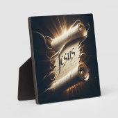 "Name Over All Names" Desktop Plaque Fotoplatte (Vorderseite)