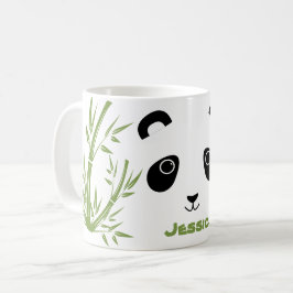 Name Panda Bear Coffee Tasse