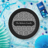 Name Party Teller Hexagon Muster (Party)