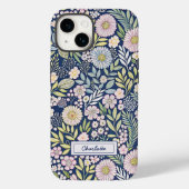 Name Pastel Blooms Case-Mate iPhone Hülle (Rückseite)