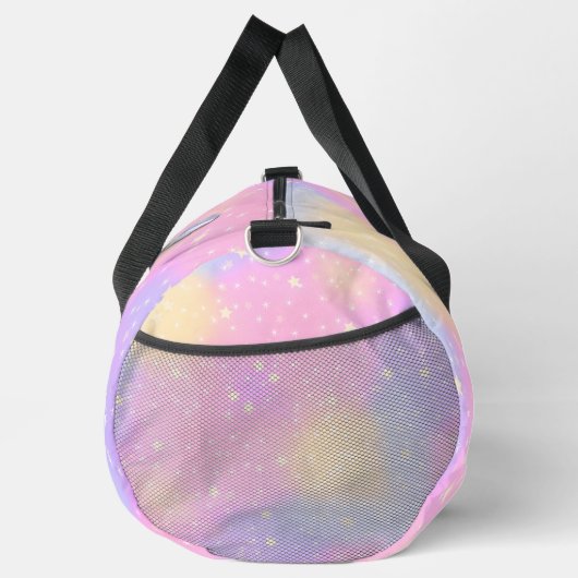 Name Pastel Boho Blume Arrows Pink Stars hinzufüge Duffle Bag (Rechts)