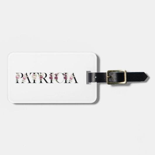 Name Patricia Gepäckanhänger (Vorderseite horizontal)
