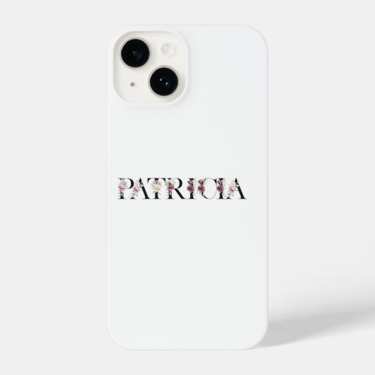 Name Patricia iPhone Hülle (Rückseite)