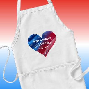 Name    Patriotisches Herz Alles Gute zum Geburtst Schürze
