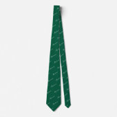 Name Pattern Schwarz-Weiß-Neck-Tie Krawatte (Vorderseite)