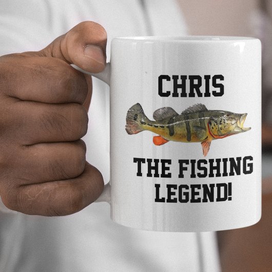 Name Peacock Bass Legend Sportfischen Cool Kaffeetasse