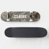 Name Pearly Holographic Cool Skateboard (Horizontal)