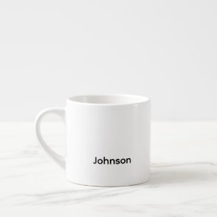 Name personalisieren espressotasse