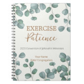 Name Personalisiert 2023 JW Übung Geduld Notizblock (Vorderseite)