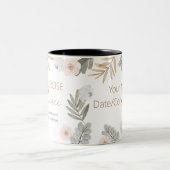 Name Personalisiert 2023 JW Übung Geduld Zweifarbige Tasse (Mittel)