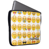 Name Personalisiert Emoji hinzufügen Laptopschutzhülle (Vorne Rechts)