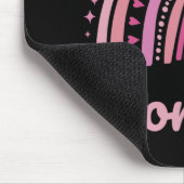 Name Personalisiert Funny Women Pink Rainbow Jorda Mousepad (Ecke)