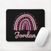 Name Personalisiert Funny Women Pink Rainbow Jorda Mousepad (Mit Mouse)