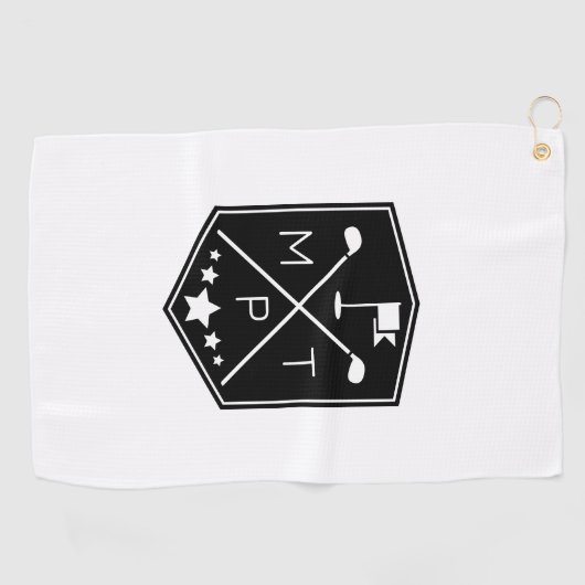 Name Personalisiert Golfhandtuch (Horizontal)
