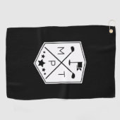 Name Personalisiert Golfhandtuch (Horizontal)
