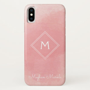 Name Personalisiert Modern Einfach rosa hinzufügen Case-Mate iPhone Hülle