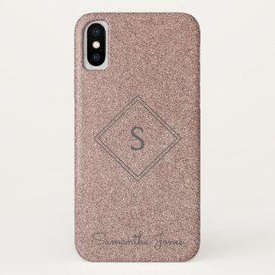 Name Personalisiert Moderner Eleganter Glitzer hin Case-Mate iPhone Hülle