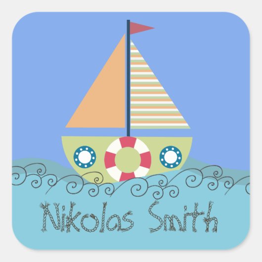 Name Personalisiert Name Etikett Aufkleber (Vorderseite)