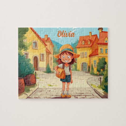 Name Personalisierte Kinder Puzzle (Horizontal)