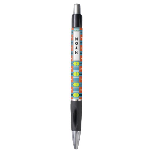 Name Personalisierter Stift | One Owl Artist (Vorderseite Vertikal)
