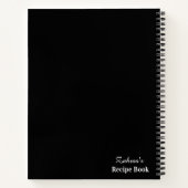 Name Personalisiertes Rezept Buch (Rückseite)