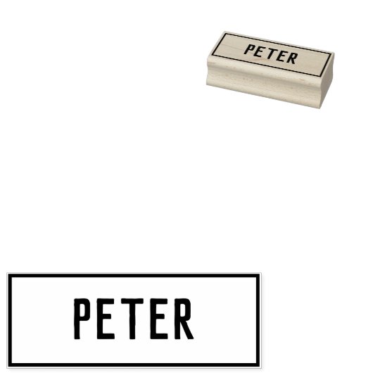 Name Peter Gummistempel (Stempel)