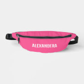 Name Pink Bachelorette Bauchtasche (Vorderseite)