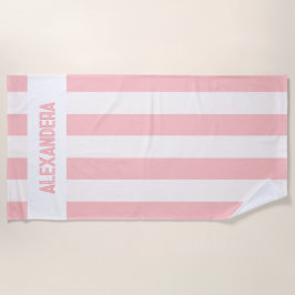 Name Pink Junggeselinnen-Abschied Bridesmaid Strandtuch