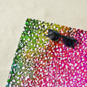 Name, Pinks und Blues Strandtuch hinzufügen (Beispiel)